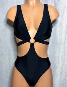 Black, Hollowed, One-Piece