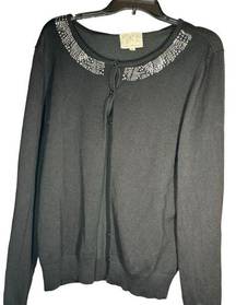 Womens cardigan NWT embellished sequin