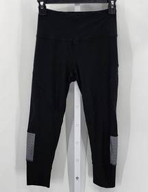 Lounge RBX Live Life Active XS Black Gray Running  Yoga Capri Pants