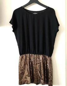 EXPRESS  Gold Sequin‎ Dress