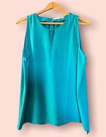 Violet + Claire Vintage 1984 Large Teal Sleeveless Top