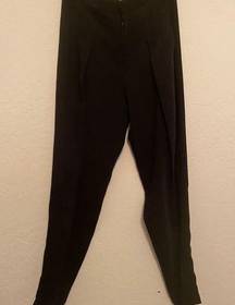 Clover canyon black polyester dress pants S