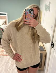 Becool cream sweater