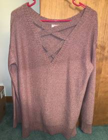 Cross Top Sweater