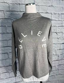 Marled reunited clothing gray believe sweatshirt new size women’s medium