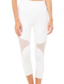 ALO High-Waist‎ Coast Capri in White Size S