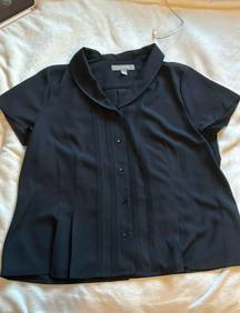 Croft And Barrow Short Sleeve Blouse