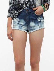 Urban Outfitters Uo BDG high rise cheeky shorts distressed