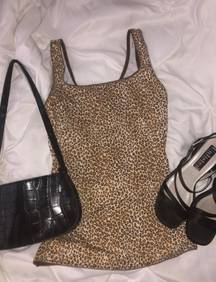 vintage cheetah print tank