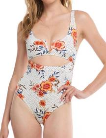 NWT  Standard Eli One Piece Swimsuit with V-Wire Neckline - Large