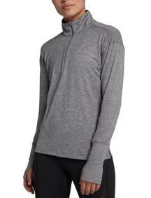 Nike  Women's Element Half-Zip Running Pullover Gunsmoke Heather Size Medium