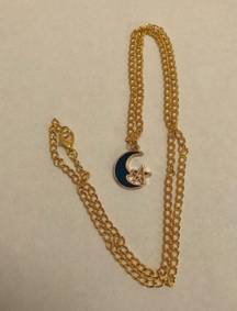 Handmade Moon & Star Necklace