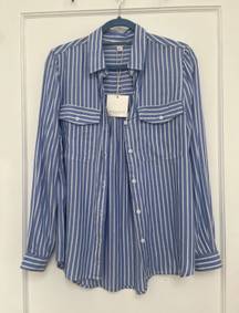 BeachLunchLounge Striped Button Down Shirt