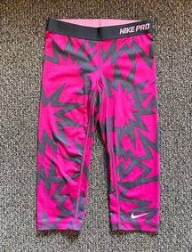 Nike  Pro Compression Running Capri Spandex Leggings