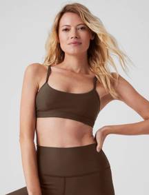 Alo Yoga Brown Airlift Alo Sports Bra