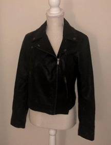 Aeropostal Black Leather Jacket