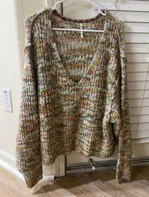 Free People Oversized Knit Sweater