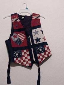 Primitive americana flag vest OSFM ￼