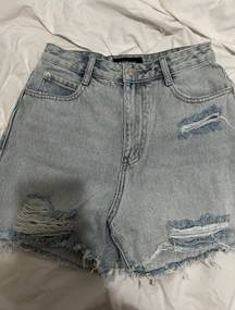 White Fox Denim Shorts 