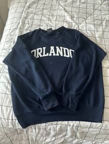 Navy Blue Orlando Crewneck