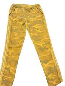 The Clothing Cove yellow Camo Pants Cuffed
Hem Stretch Drawstring Italy L/Xl