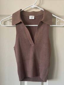 Abercrombie & Fitch polo collar tank