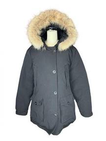 Woolrich duck down fur trim ramar parka size xs