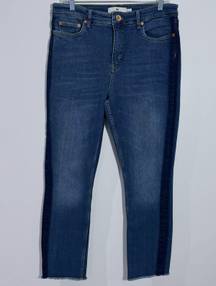 Straight Crop Side Panel Jamie Jeans 2P001233 Size 31