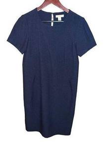 Katherine Barclays Montreal navy blue cap sleeved dress with pockets size 6