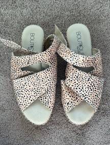 Cheetah Print Wedges