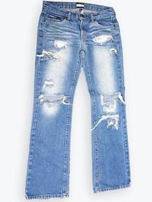 Tommy Hilfiger Jeans Light Wash Distressed Jeans 31