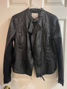 Faux Leather Jacket