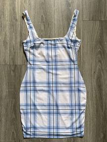 plaid Bodycon Dress