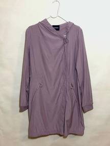 Express Hooded Parka Jacket Purple Lilac Size S/P