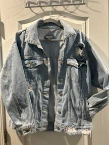 Distressed Jean Jacket