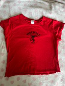 Brandy Melville Fireball Red Tee