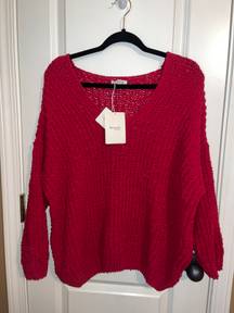 Red Knit Sweater