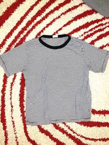 John Galt Striped  Tshirt