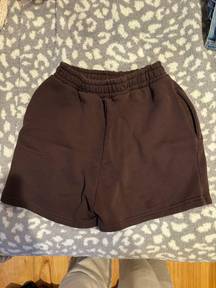 Pretty Little Thing Brown Sweat Shorts