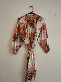 David’s Bridal Floral Robe