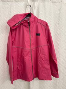 brand new hot pink size S  rain jacket