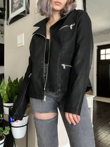 Leather coat from  BNWT