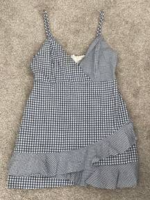 Gingham Mini Dress, Medium