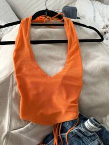 Princess Polly Halter Top Orange