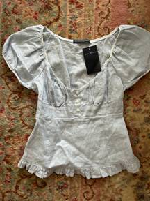 Brandy Melville Blair Babydoll Top