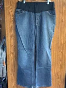 Liz Lange Pull on Maternity jeans Sz 10