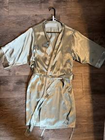 David's Bridal Satin Robe