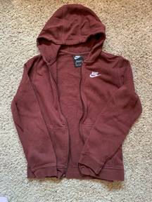 Nike brown  zip up