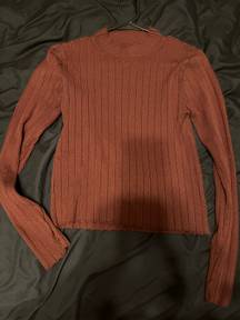 Forever 21 Ribbed Mock Neck Sweater