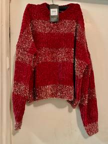 NWT  Metallic Chenille Sweater